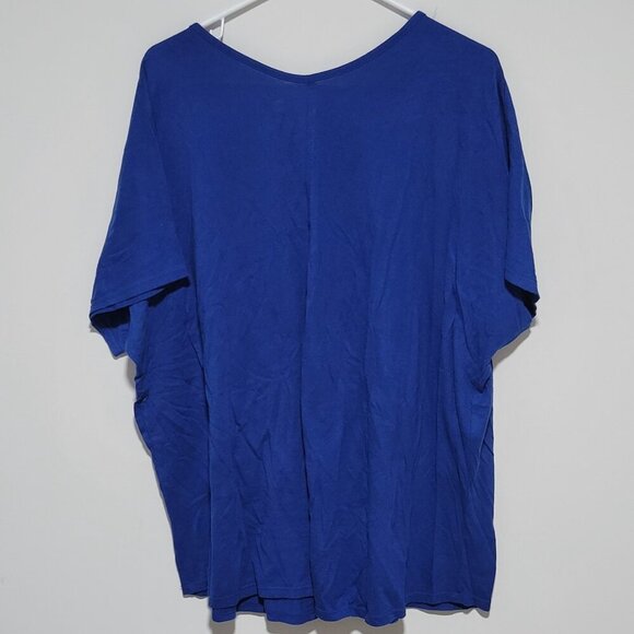 Royal Caribbean TShirt XXL Women's Enchantment of the Seas Sequins Blue V-Neck - Picture 3 of 4